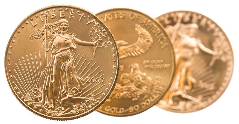 złote monety - uncja