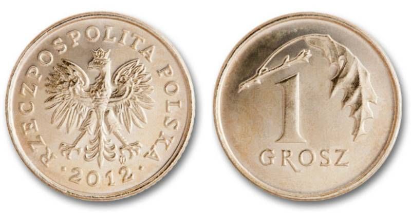 moneta obiegowa 1 grosz