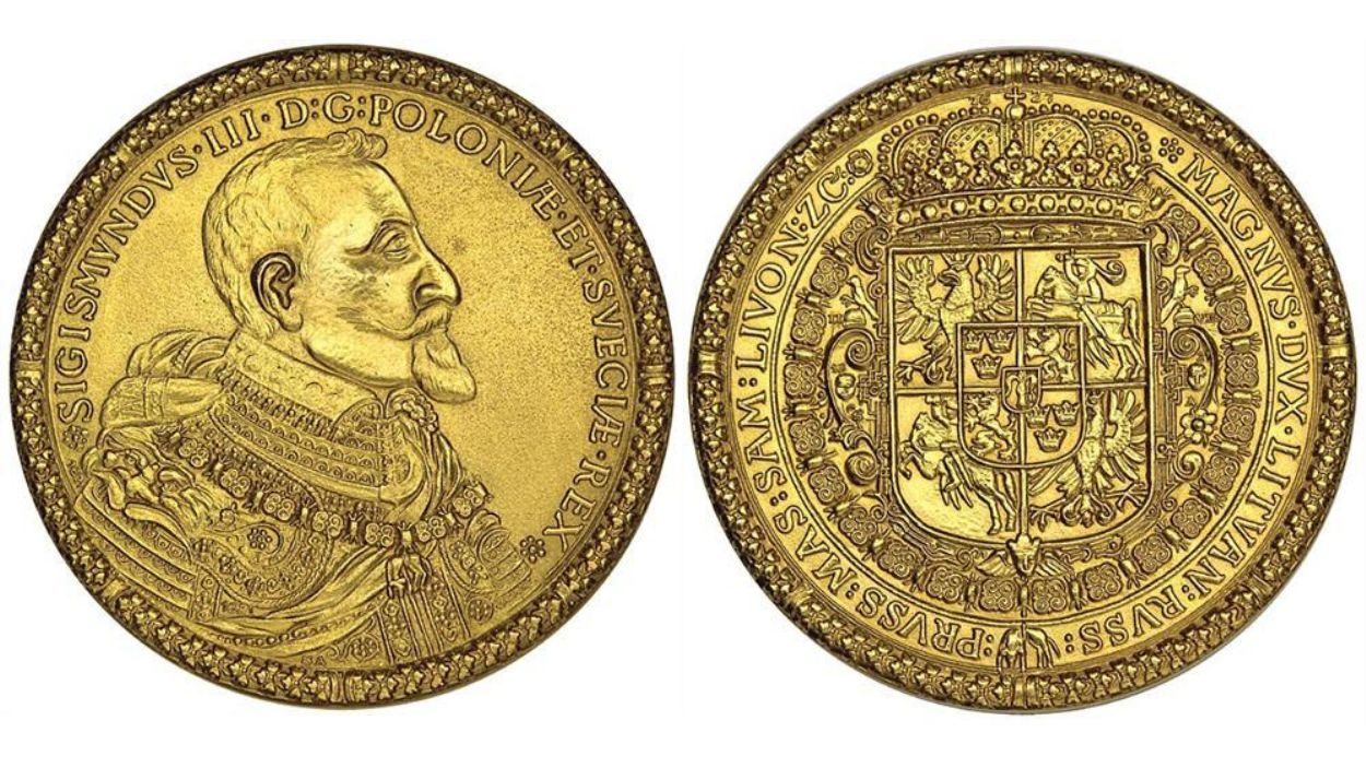100 dukatów Zygmunta III Wazy