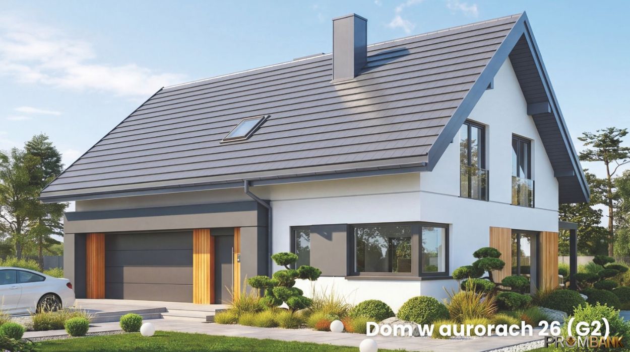 projekty domów z poddaszem